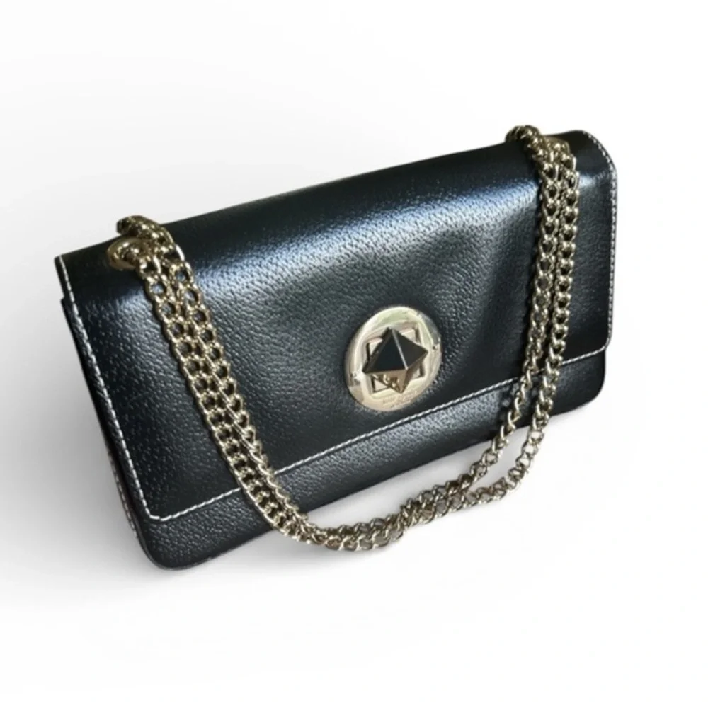 NWOT Kate Spade Silver-Chain Black Shoulder Bag – NWOT